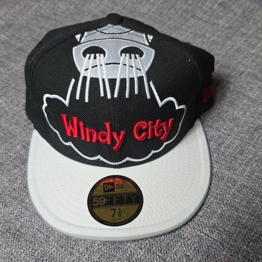 Chicago Bulls New‎ Era 59FIFTY NBA Windy City Men's Fitted Cap Hat - Size: 7 3/8